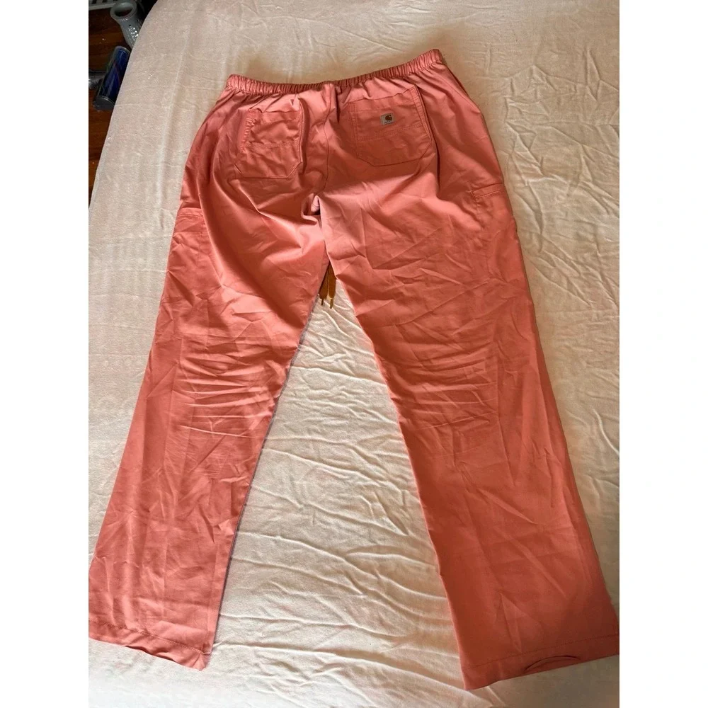 Women's CARHARTT pink peachy scrubs